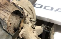 Задняя балка для Skoda Octavia 2014 года на фотографиях