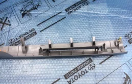 Накладка на торпеду (борода) для Toyota RAV4 на фотографиях