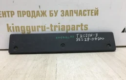 Накладка под номер для Hyundai Tucson 2021 года на фотографиях