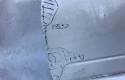 Дверь передняя левая для Subaru Forester 2008 года на фотографиях