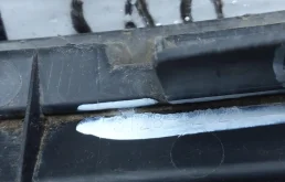 Решетка переднего бампера для Toyota RAV4 2014 года на фотографиях