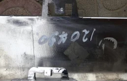 Бампер задний для Mercedes-Benz M class 2015 года на фотографиях