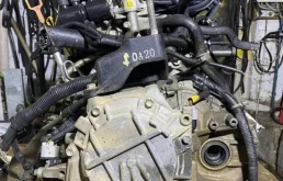 Двигатель без навесного для Chevrolet Aveo 2004 года на фотографиях