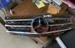 решетка радиатора 3 полоски для Mercedes-Benz GLK class X204 2008-2016