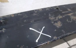 Усилитель заднего бампера для Toyota RAV4 2017 года на фотографиях