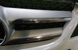 Бампер передний для Mercedes-Benz GLK class 2016 года на фотографиях