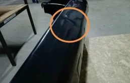 Бампер задний для Toyota Land Cruiser 2013 года на фотографиях