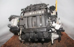 Двигатель без навесного для Chevrolet Aveo 2009 года на фотографиях