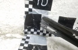 Решетка переднего бампера левая нижняя для Porsche Macan на фотографиях