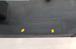 Накладка под номер для Mercedes-Benz GLK class 2009 года на фотографиях