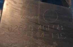 Спойлер переднего бампера для Nissan X-Trail 2018 года на фотографиях