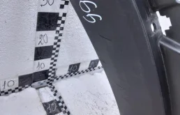 Фартук переднего бампера для Hyundai Tucson 2017 года на фотографиях