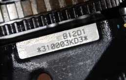 Двигатель без навесного для Chevrolet Aveo 2009 года на фотографиях