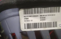 Фонарь внутренний правый для BMW X3 2014 года на фотографиях