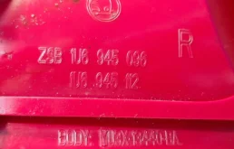 Фонарь внешний правый для Skoda Octavia 2000 года на фотографиях