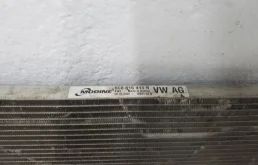 Радиатор кондиционера для Skoda Rapid 2018 года на фотографиях