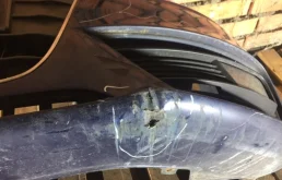 Панель радиатора (телевизор) для Audi A4 2009 года на фотографиях