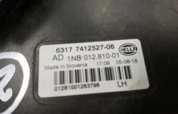 Противотуманка (ПТФ) передняя левая для BMW X3 2018 года на фотографиях