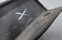 Молдинг переднего бампера правый для Toyota RAV4 2018 года на фотографиях