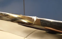 Бампер задний для Mercedes-Benz M class 2015 года на фотографиях