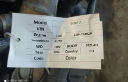 Двигатель для Skoda Octavia 2018 года на фотографиях