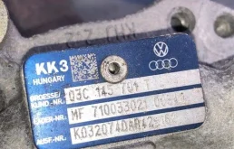 Турбина для Volkswagen Tiguan 2015 года на фотографиях