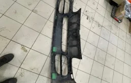 Бампер передний для Porsche Cayenne 2004 года на фотографиях