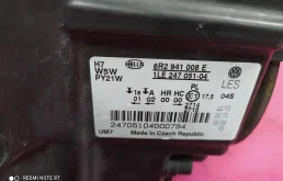 Фара ксенон левая для Volkswagen Polo 2013 года на фотографиях