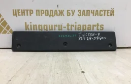 Накладка под номер для Hyundai Tucson 2021 года на фотографиях