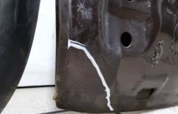 Дверь задняя левая для Volkswagen Touareg 2017 года на фотографиях