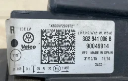 Фара ксенон левая для Volkswagen Passat 2015 года на фотографиях