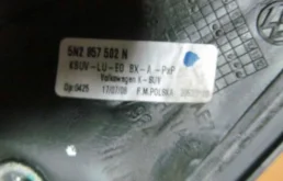 Зеркало заднего вида (в салоне) для Volkswagen Tiguan 2008 года на фотографиях