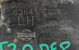 Подкрылок передний левый для Nissan X-Trail 2004 года на фотографиях