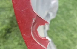 Усилитель переднего бампера для Kia Rio 2009 года на фотографиях