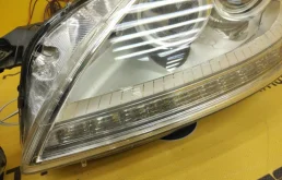 Фара левая для Mercedes-Benz S class 2012 года на фотографиях