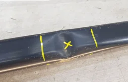 Усилитель бампера задний верхний для Nissan X-Trail 2009 года на фотографиях