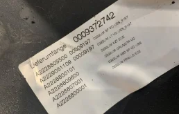 Бампер передний для Mercedes-Benz S class 2018 года на фотографиях