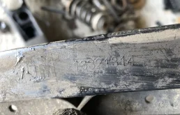 Усилитель переднего бампера для Opel Astra 2015 года на фотографиях