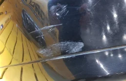 Бампер задний для Mercedes-Benz C class 2004 года на фотографиях