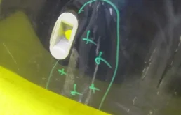 Крыло правое для Nissan Qashqai 2010 года на фотографиях