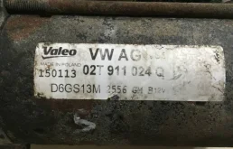 Стартер для Skoda Octavia 2013 года на фотографиях