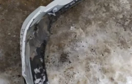 Накладка заднего бампера для Toyota RAV4 2015 года на фотографиях