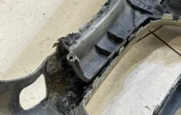 Бампер передний для Porsche Cayenne 2004 года на фотографиях