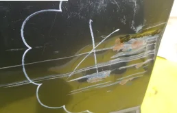 Дверь задняя правая для Hyundai Tucson 2005 года на фотографиях