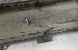 Усилитель заднего бампера для Hyundai Tucson 2021 года на фотографиях