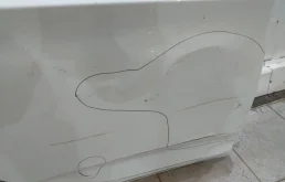 Дверь задняя правая для Hyundai Solaris 2011 года на фотографиях