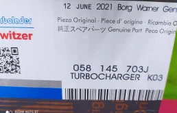 Турбина для Audi A4 2006 года на фотографиях