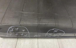 Дверь передняя правая для Hyundai Tucson 2016 года на фотографиях