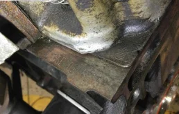 Двигатель без навесного для Opel Astra 1996 года на фотографиях