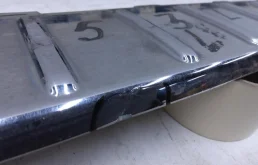 Накладка заднего бампера правая для Volkswagen Touareg 2011 года на фотографиях